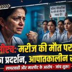 पीएमसीएच में मरीज की मौत के बाद नर्सों का प्रदर्शन, चिकित्सकों पर कार्रवाई की मांग